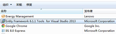 Entity Framework Tools For Visual Sudio 2013